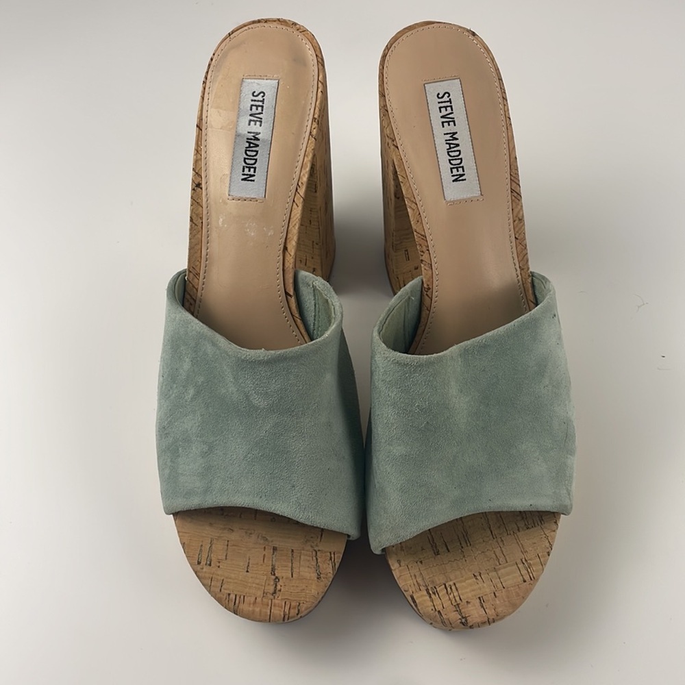 Steve Madden | Gemella 5’ heel Platform Block Heel Open Toe Heel Size 10 - Picture 2 of 10